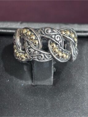 BJC 18k .925 ring